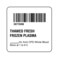 Nevs ISBT 128 Thawed Fresh Frozen Plasma 2" x 2" BBC-0773 - alternate 1
